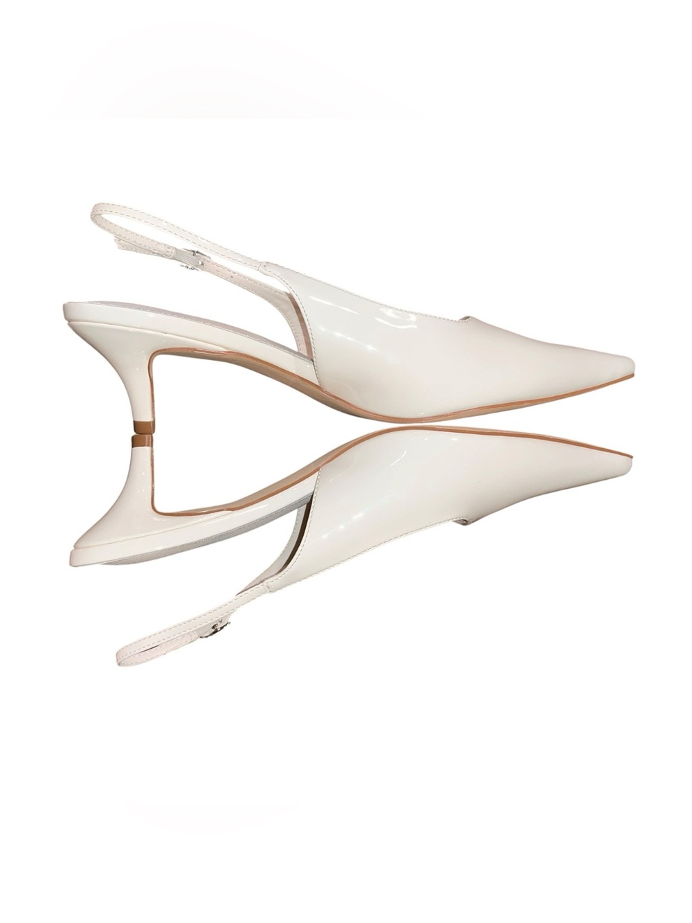 Coutgo Patent Leather Slingback Heels Size 9.5